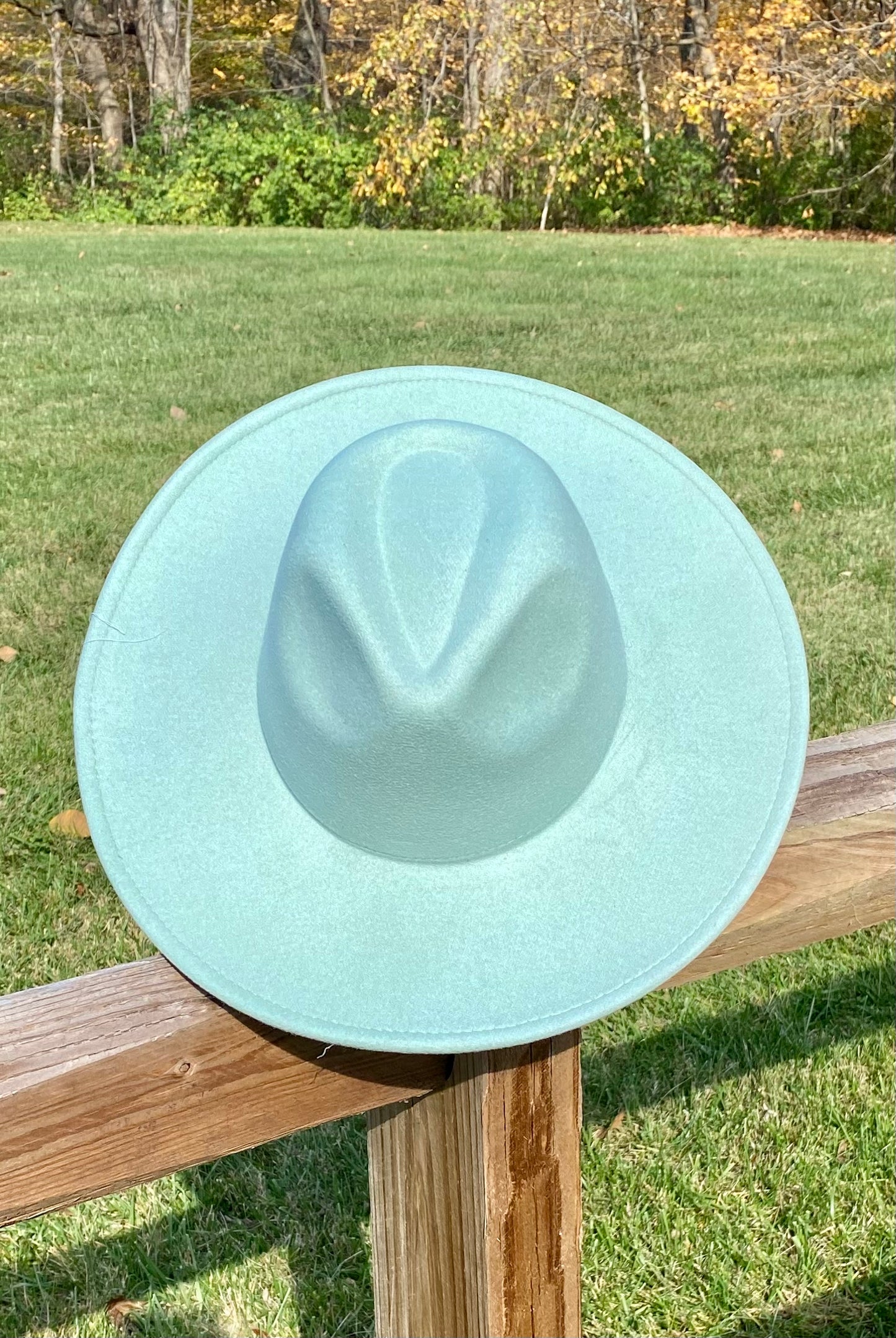 Big Brim Mint Green Hat