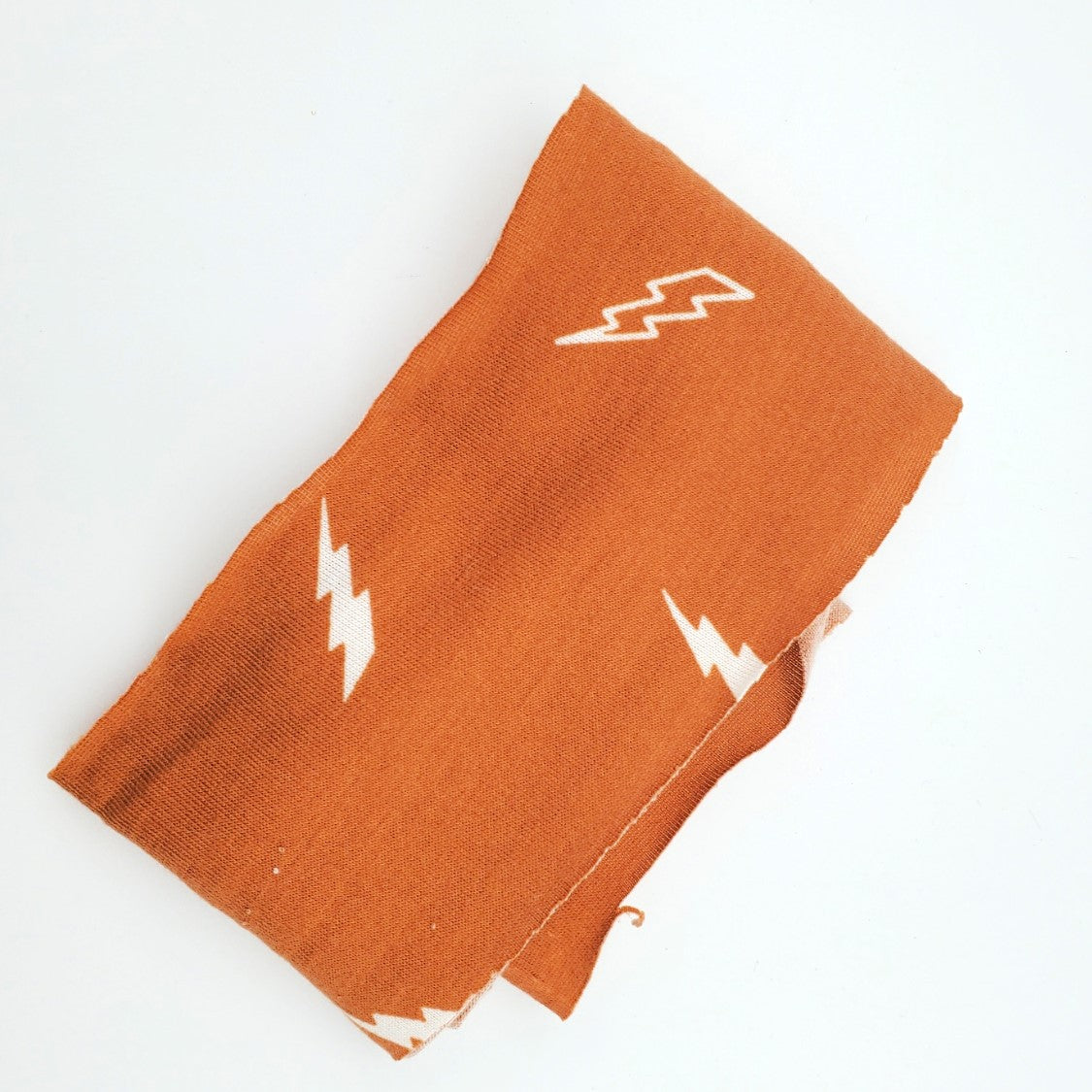 TERRA COTTA LIGHTNING BOLT FABRIC