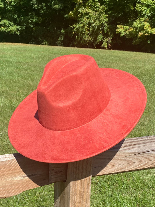 Suede Big Brim Rust