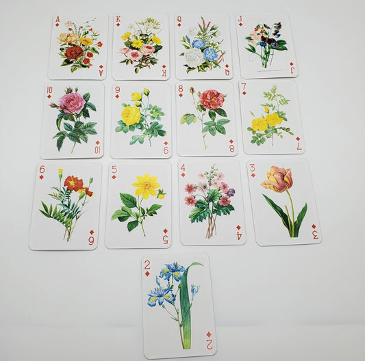 Floral Diamond Cards