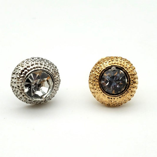 Gold & Silver Rhinestone Pin