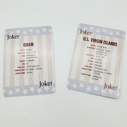 STATES JOKER PLAYING CARDS