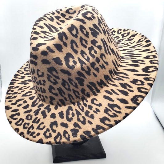 Small Brim Leopard Hat