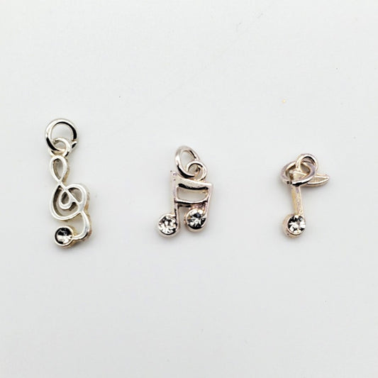 Hat Bar Music Note Charms