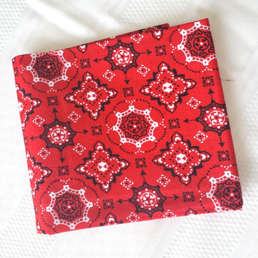 Red Pattern Fabric