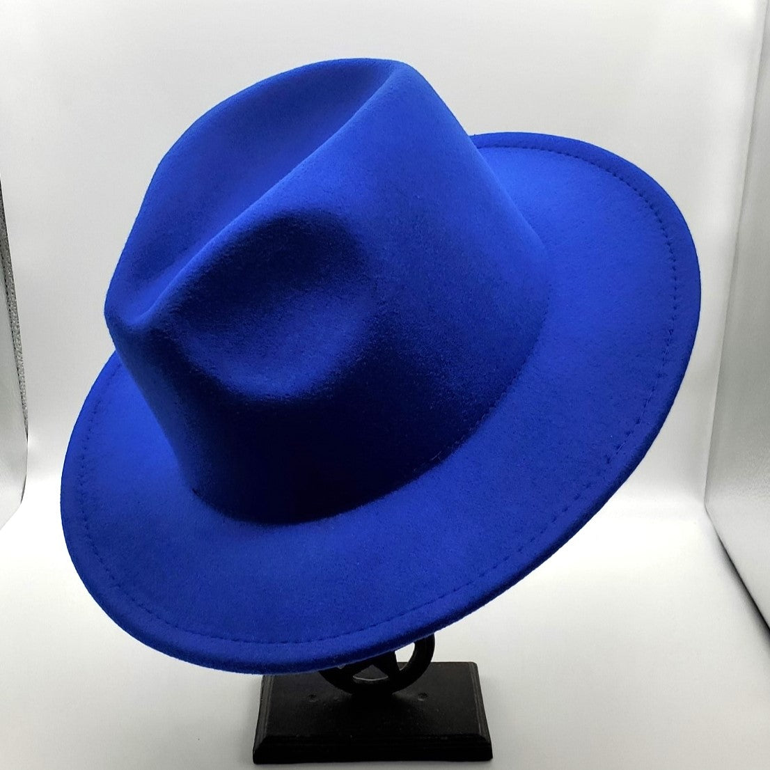 Royal Blue Leopard Hat