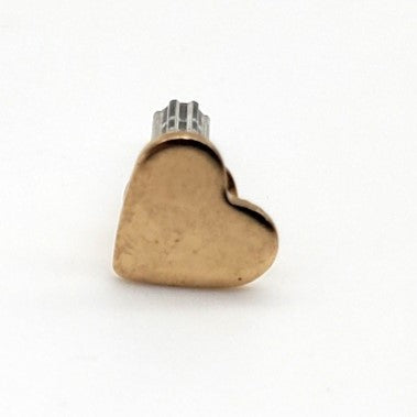 Tiny Gold Heart Pin