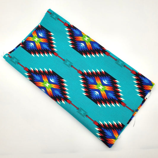 Turquoise Aztec Pattern