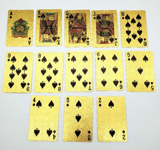 GOLD SPADES CARDS