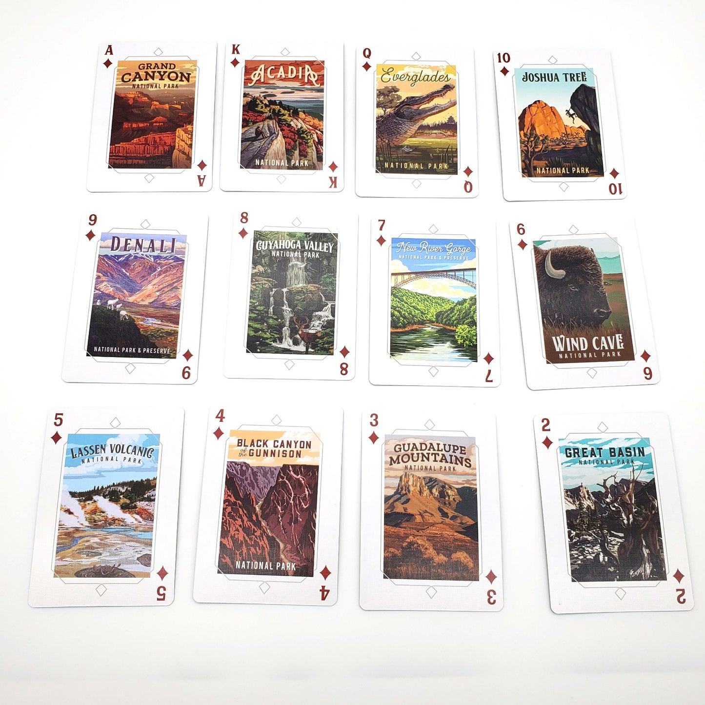 National Parks Diamond Cards