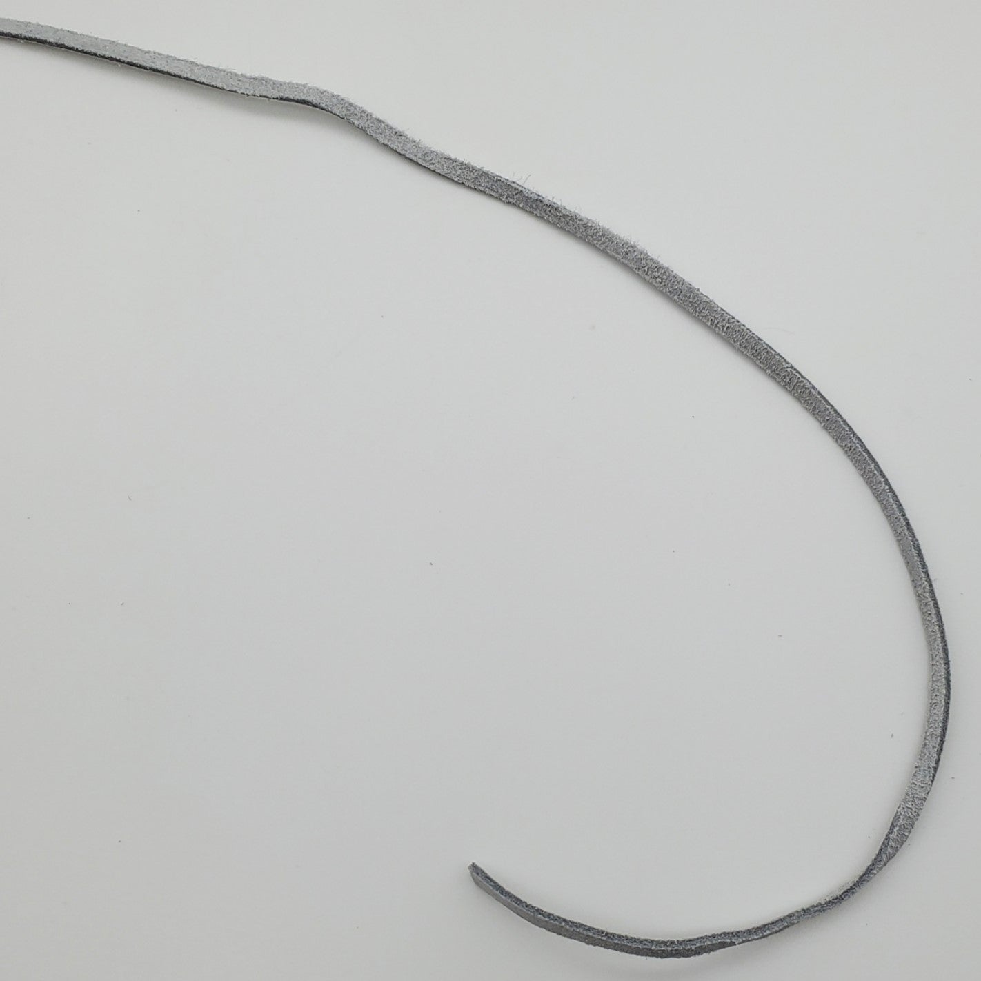 Suede Silver Cording