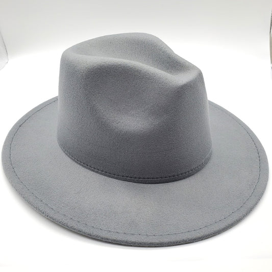 Small Brim Grey Hat