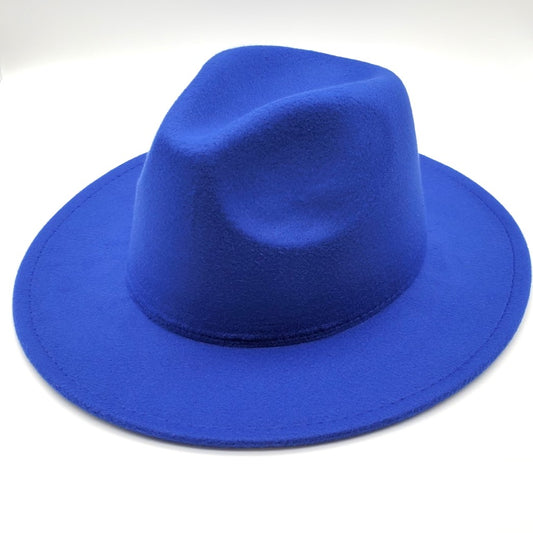 Small Brim Royal Blue Hat