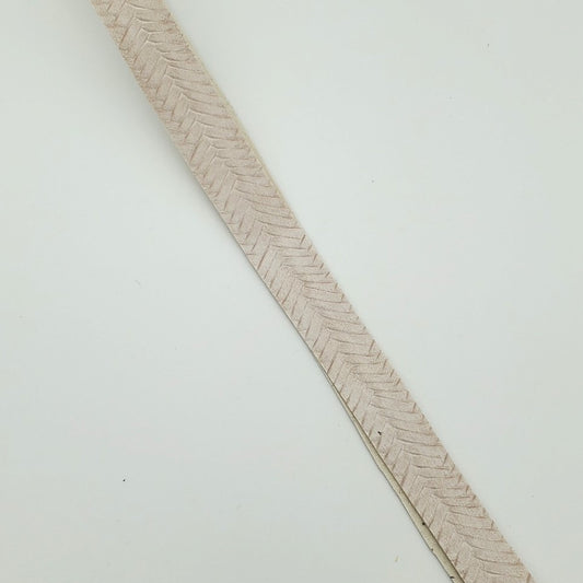Braided Faux Leather Strips